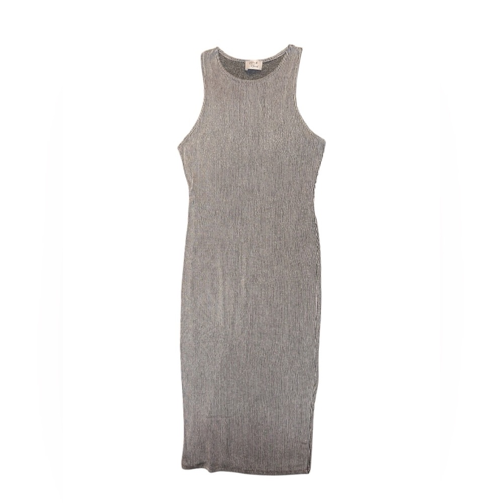 ribbed maxi bodycon dress
